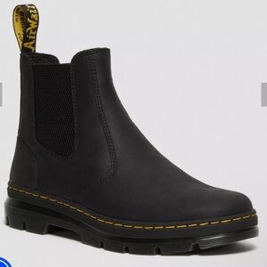 Dr Martens Chelsea Boots Womens Size 7M Embury Black Wyoming Leather (Fits Sz 8)